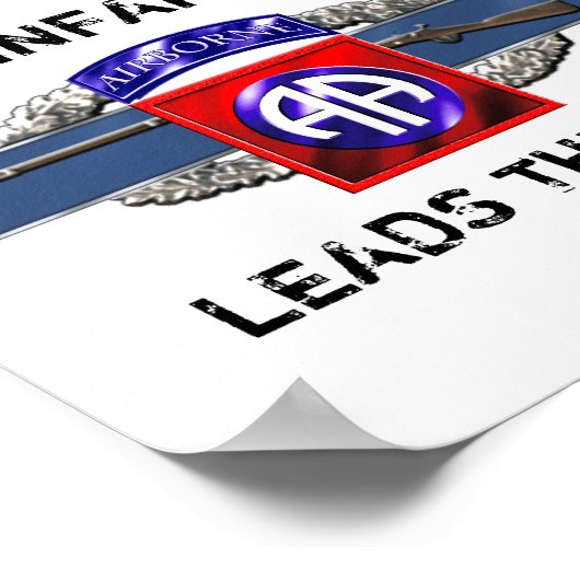 11B 82. Im Flugzeug Division Poster (Ecke)