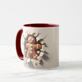 11oz Gingerbread Wrap Tasse (Vorderseite Links)