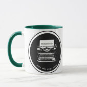 11oz Grün/Lila Tasse (Links)