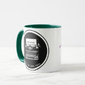 11oz Grün/Lila Tasse (Vorderseite Links)