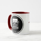 11oz Maroon/Maroon Tasse (Vorderseite Links)