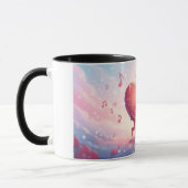 11oz Mug Kissing Hearts “Love Notes” Cute mug Tasse (Links)