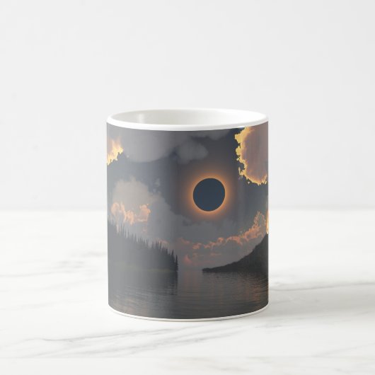 11oz mug with "Eclipse" image Kaffeetasse (Mittel)