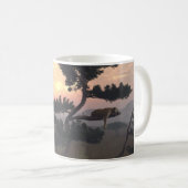 11oz mug with "Lazing on the Savanna" image Kaffeetasse (VorderseiteRechts)