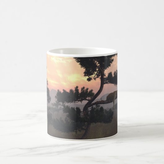 11oz mug with "Lazing on the Savanna" image Kaffeetasse (Mittel)