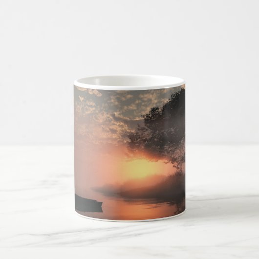 11oz mug with "Misty Island" image Kaffeetasse (Mittel)