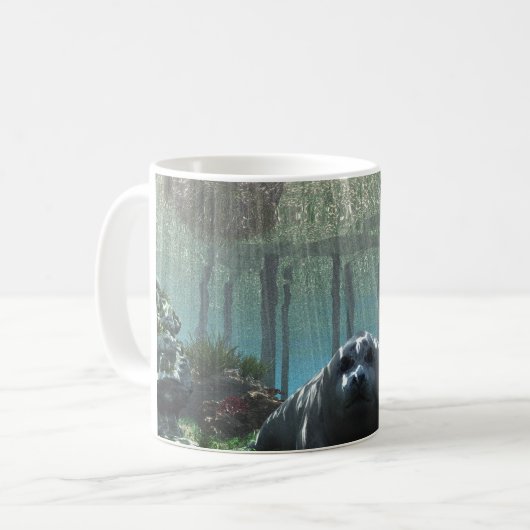 11oz mug with "Seal Pup" image Kaffeetasse (Vorderseite Links)