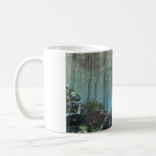 11oz mug with "Seal Pup" image Kaffeetasse (Links)