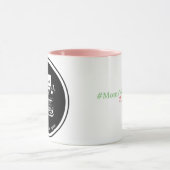 11oz Rosa/Grün Tasse (Zentrum)