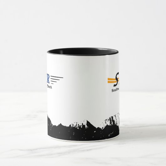 11oz: Südwest-Gesellschaft und SWR-Tasse V2 Tasse (Zentrum)