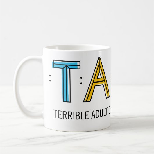 11oz TACO Tasse - Weiß (Links)
