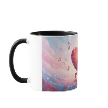 11oz Tasse Küssen Herzen "Liebe Notes" Niedliche T