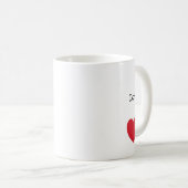 11oz. Tasse mit deutschem Zitat (VorderseiteRechts)