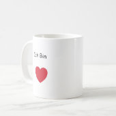 11oz. Tasse mit deutschem Zitat (Vorderseite Links)