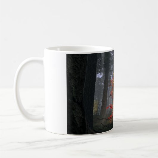 11oz Tasse mit "Fledgling"-Bild (Links)