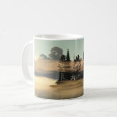 11oz-Tasse mit "Magie des Nebels"-Bild Kaffeetasse (Vorderseite Links)