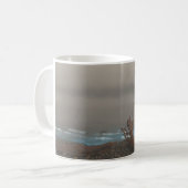 11oz-Tasse mit "Stony Beach"-Bild Kaffeetasse (Vorderseite Links)
