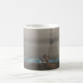 11oz-Tasse mit "Stony Beach"-Bild Kaffeetasse (Mittel)