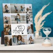11Personalized Best Aunt Photo Collage Fotoplatte (Seite)