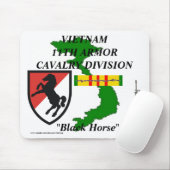 11th Armor Cav Vietnam Mousepad 1/w (Mit Mouse)
