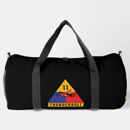 11th Armored "Thunderbolb" Division Custom Duffle Bag (Rückseite)