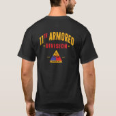 11th Armored "Thunderbolb" Division Custom T-Shirt (Rückseite)