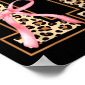 11th Birthday Girl Nk Coquette Bow Leopard 11 Year Poster (Ecke)