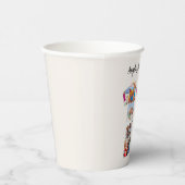 11th Birthday Photo Collage Number 11 Paper Cup Pappbecher (Rechts)