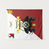 11th Blackpour Tapestry Medium Wandteppich (Vorderseite (Horizontal))