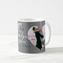 11th Steel (Rose) Hochzeitstag 2 Fotos Kaffeetasse
