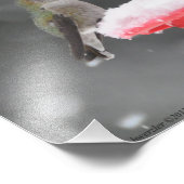 11X14 Anna's Hummingbird im Schnee Fotodruck (Ecke)