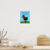 11x14 Bah Bah Black Sheep Rhyme Kinder Raum Wand K Poster (Küche)