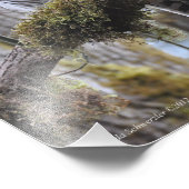 11X14 Barrierenschüssel im Ahornbaum aus Leder Fotodruck (Ecke)