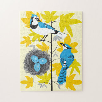 11x14 Blue Jay Puzzle für Colorblinde