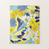 11x14 Bluebird-Puzzle für Colorblinde Puzzle (Vertikal)