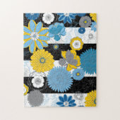 11x14 Blumenpuzzle für Farbblindler Puzzle (Vertikal)