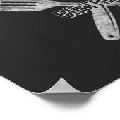 11x14 Geburtstagsparty im Hinterhof GRILLEN Begrüß Poster (Ecke)