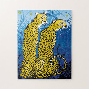 11x14 Gepard Puzzle für Colorblinde