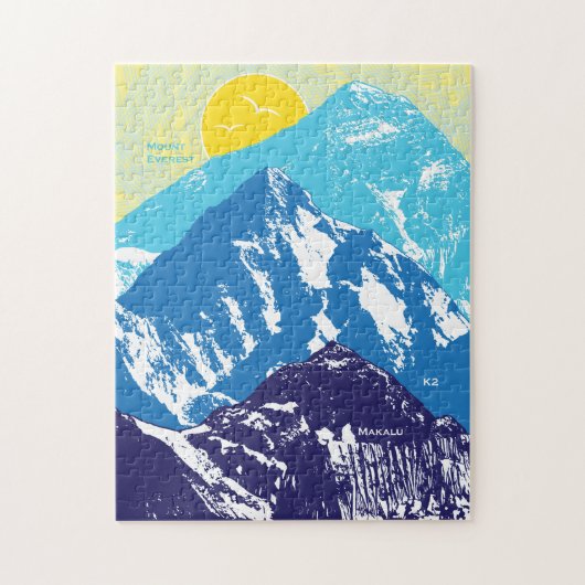 11x14 Himalaya Peaks Puzzle (Vertikal)