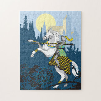 11x14 Jousting Ritterpuzzle für Colorblinde Mensch Puzzle