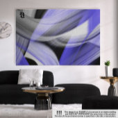 11x14" Lavender Moon Trend Abstract Art Violet Leinwanddruck