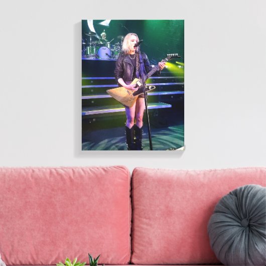 11x14 Lzzy Hale Halestorm Leinwand Rock'n'Roll (Insitu (Wohnzimmer))