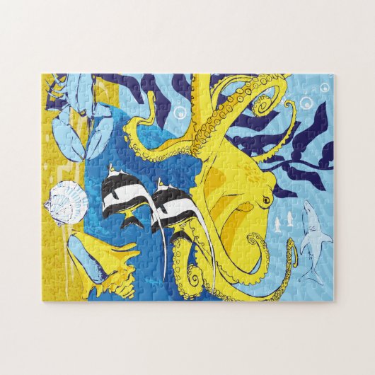 11x14 Ocean Puzzle für Colorblinde (Horizontal)