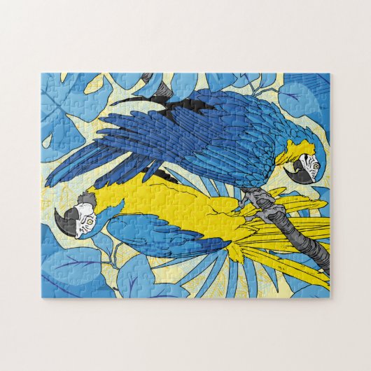 11x14 Papagei-Puzzle für Farbblinde Puzzle (Horizontal)