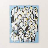 11x14 Pinguine Puzzle für Colorblinde (Vertikal)
