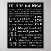 11x14 Running Inspiration Poster (Vorne)