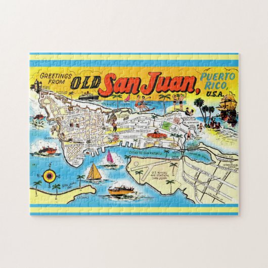 11x14 San Juan Puerto Rico Jigsaw Puzzle (Horizontal)