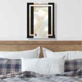 11x14" Sandy Tornado Trend Abstrakt Art Beige Leinwanddruck (Insitu (Schlafzimmer))
