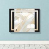 11x14" Sandy Tornado Trend Abstrakt Art Beige Leinwanddruck (Insitu (Holzboden))