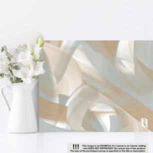 11x14" Sandy Tornado Trend Abstrakt Art Beige Leinwanddruck